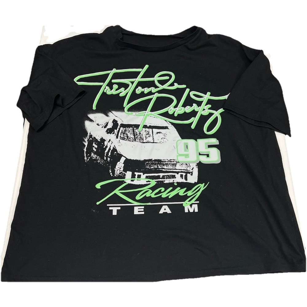 Tristan Roberts #95 Racing Team T-Shirt SHEIN Size‎ Small Black See Pics